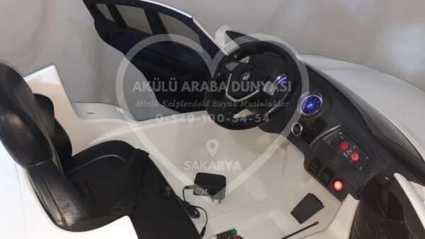 BMW X6 12V Akülü Jip (Jeep) İnci Beyaz