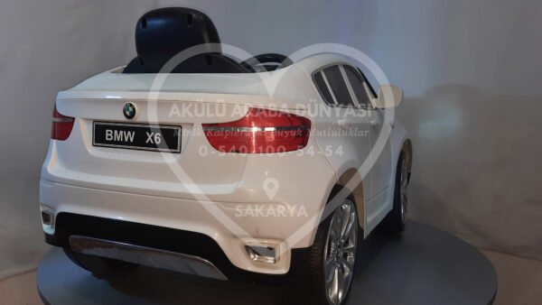 BMW X6 12V Akülü Jip (Jeep) İnci Beyaz