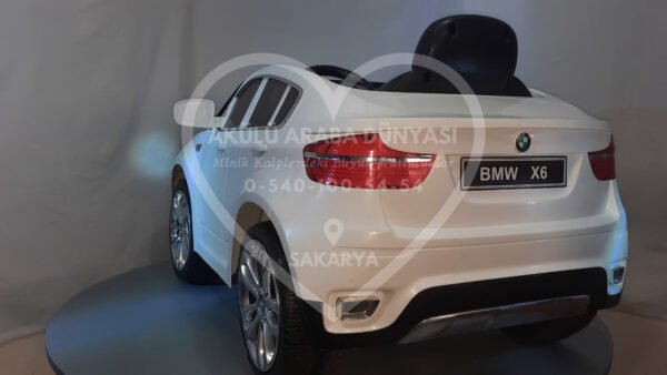 BMW X6 12V Akülü Jip (Jeep) İnci Beyaz
