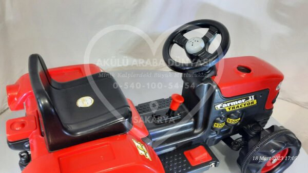 Dolu Farmer 6 Volt Akülü Traktör İkinciel