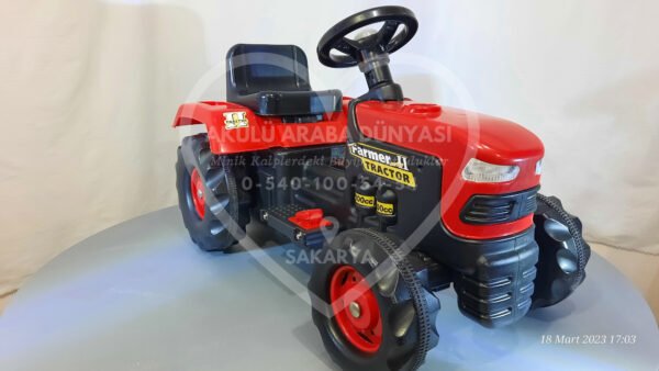 Dolu Farmer 6 Volt Akülü Traktör İkinciel