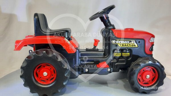 Dolu Farmer 6 Volt Akülü Traktör İkinciel