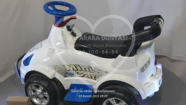 Aliş Toys 101 Mini Car 6V Akülü Araba Beyaz