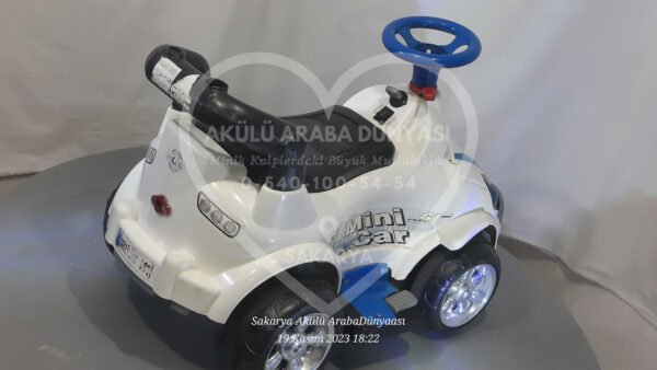 Aliş Toys 101 Mini Car 6V Akülü Araba Beyaz