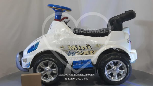 Aliş Toys 101 Mini Car 6V Akülü Araba Beyaz
