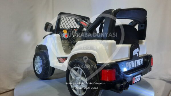 Pilsan Panter 12V Akülü Jip (Jeep) Beyaz