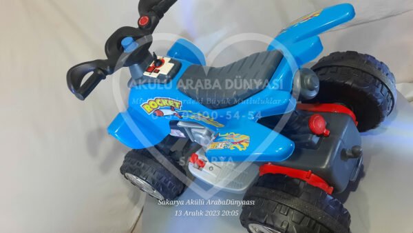 Pilsan Rocket 12V 12 Amper Akülü ATV Mavi