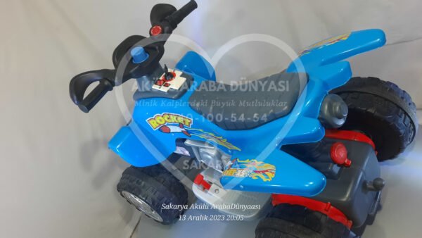 Pilsan Rocket 12V 12 Amper Akülü ATV Mavi