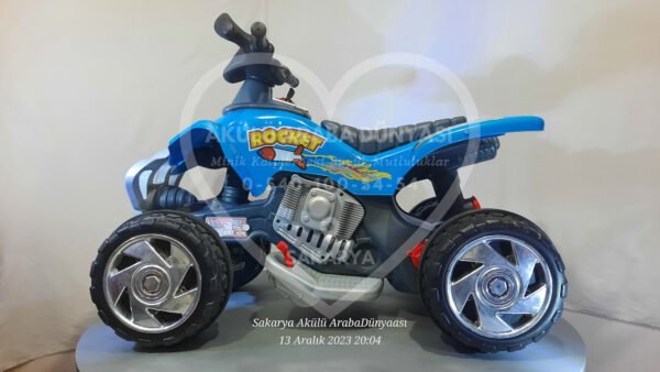 Pilsan Rocket 12V 12 Amper Akülü ATV Mavi