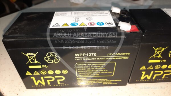 Akülü Araba Akü Çeşitleri 6 Volt 12 Volt