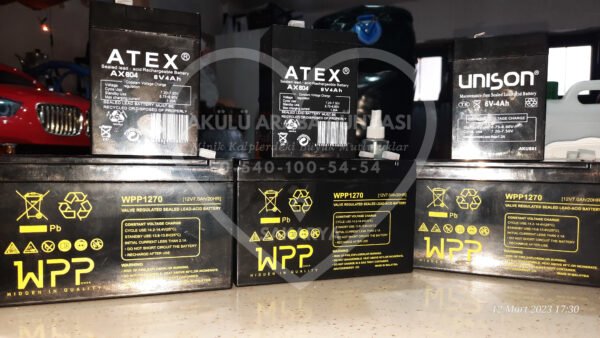 Akülü Araba Akü Çeşitleri 6 Volt 12 Volt