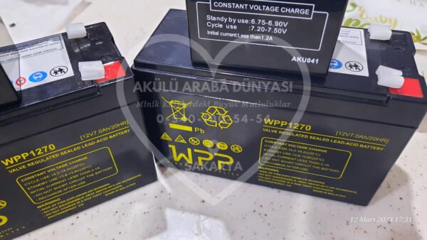 Akülü Araba Akü Çeşitleri 6 Volt 12 Volt