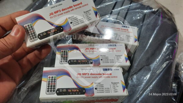 Fm Radio USB TF Kart Aux Bağlantılı Bluetooth Bağlantılı Mp3 Çalar