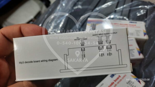 Fm Radio USB TF Kart Aux Bağlantılı Bluetooth Bağlantılı Mp3 Çalar