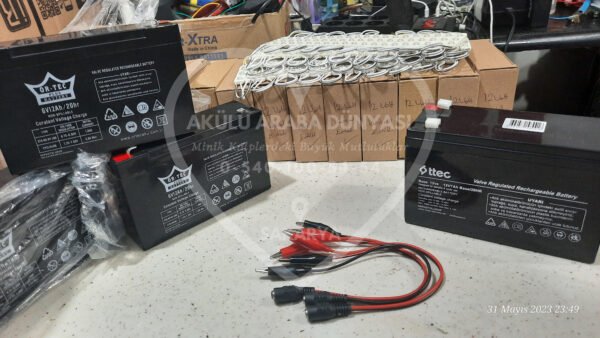 Akülü Araba Şarj Cihazı 6 Volt 12 Volt