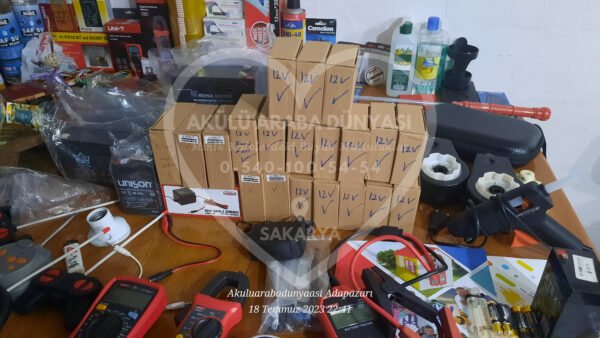 Akülü Araba Şarj Cihazı 6 Volt 12 Volt
