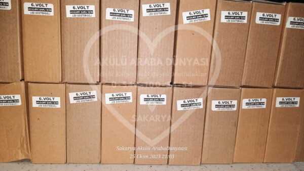 Akülü Araba Şarj Cihazı 6 Volt 12 Volt