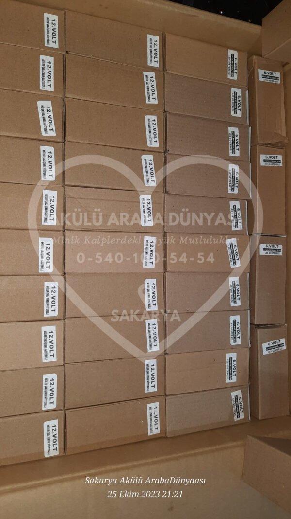 Akülü Araba Şarj Cihazı 6 Volt 12 Volt