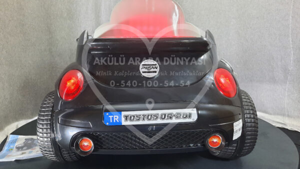 Pilsan Tostos 6V Akülü Araba Siyah