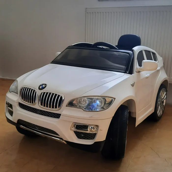 BMW X6 12V Akülü Jip (Jeep) İnci Beyaz 2