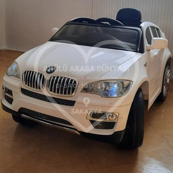 BMW X6 12V Akülü Jip (Jeep) İnci Beyaz