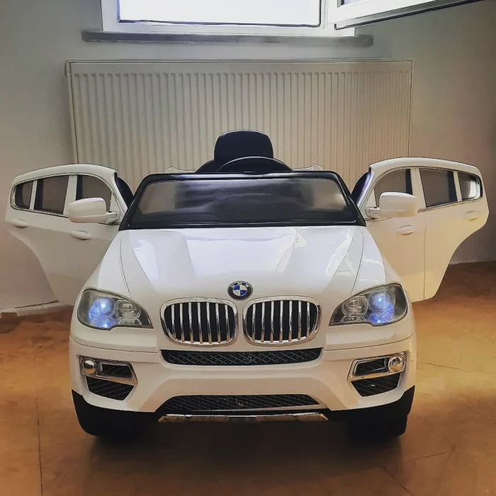 BMW X6 12V Akülü Jip (Jeep) İnci Beyaz 4