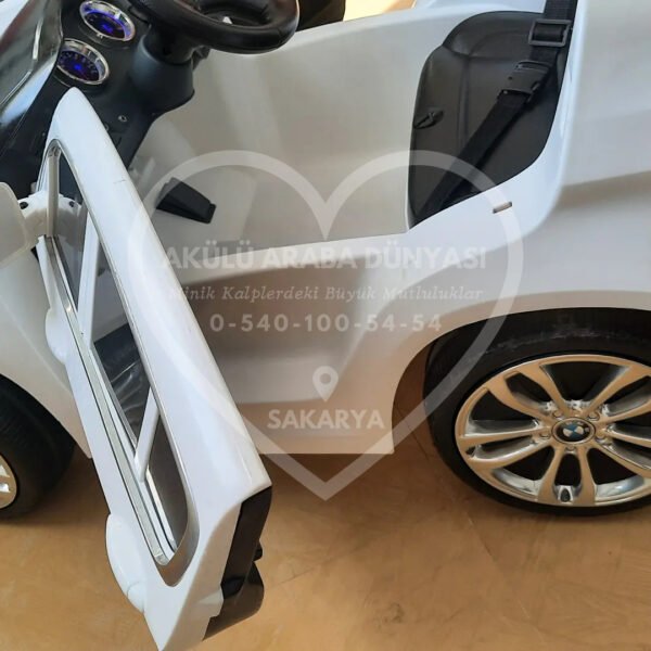 BMW X6 12V Akülü Jip (Jeep) İnci Beyaz