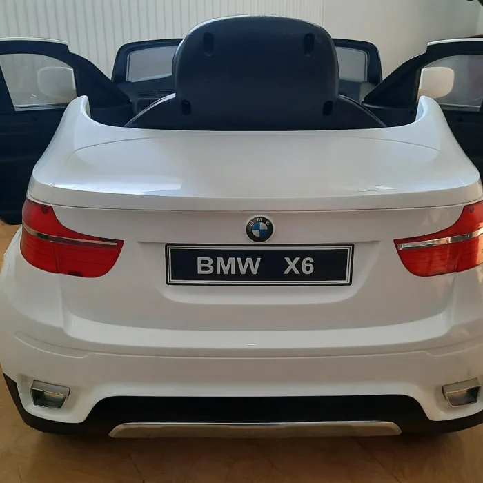 BMW X6 12V Akülü Jip (Jeep) İnci Beyaz 7