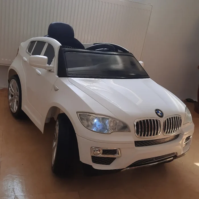 BMW X6 12V Akülü Jip (Jeep) İnci Beyaz 8