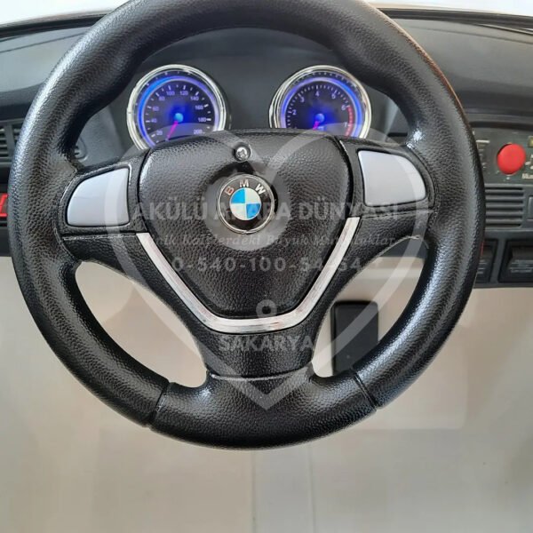 BMW X6 12V Akülü Jip (Jeep) İnci Beyaz