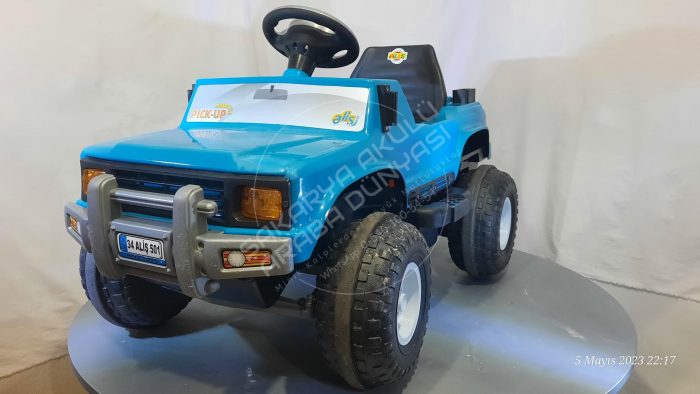 Aliş Toys 501 12V Akülü Jip (Jeep) Mavi 4