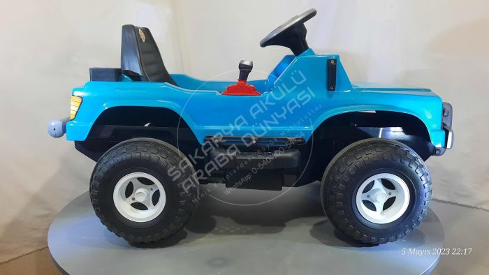 Aliş Toys 501 12V Akülü Jip (Jeep) Mavi 1