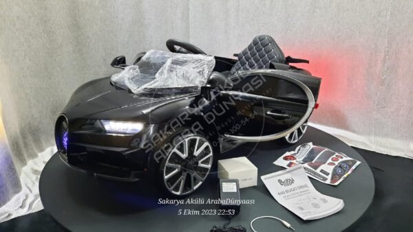 BabyHope Bugo 440 12 Volt Akülü Araba Metalik Siyah