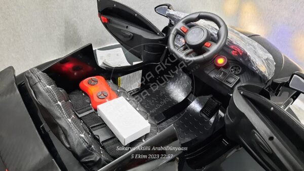 BabyHope Bugo 440 12 Volt Akülü Araba Metalik Siyah
