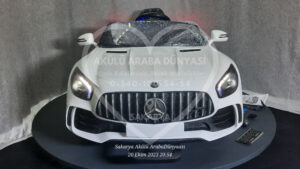 BabyHope Mercedês GTR 444 12V Akülü Araba Beyaz