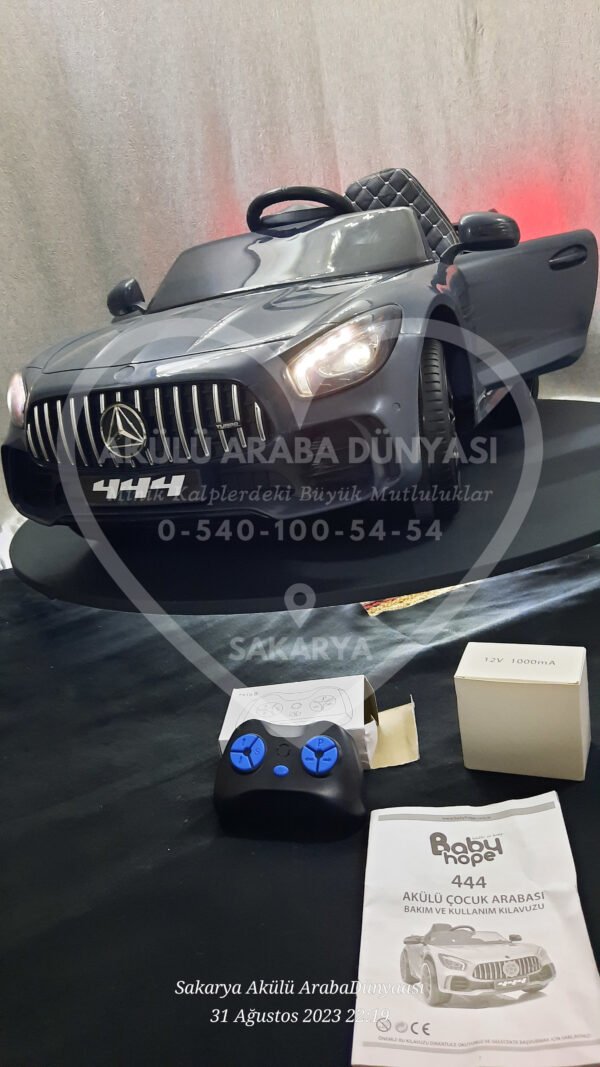 BabyHope Mercedês GTR 444 12V Akülü Araba Füme