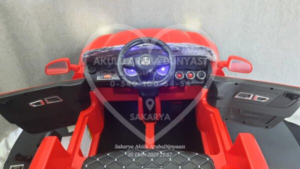 BabyHope Mercedês GTR 444 12V Akülü Araba Kırmızı