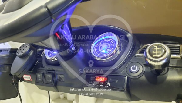 BabyHope Fôrd 12V Akülü Araba Beyaz - Görsel 8