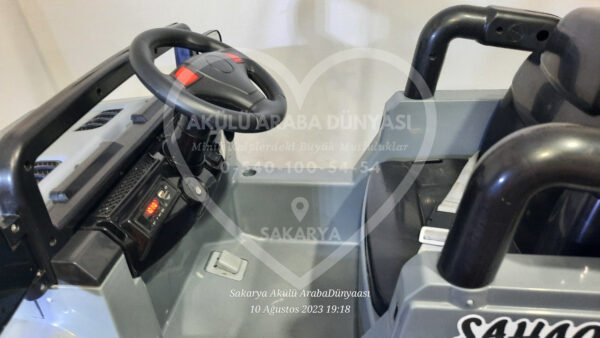 Dolu Sahara 12V Akülü Araba Gri - Görsel 2