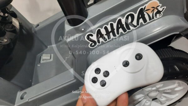 Dolu Sahara 12V Akülü Araba Gri - Görsel 4