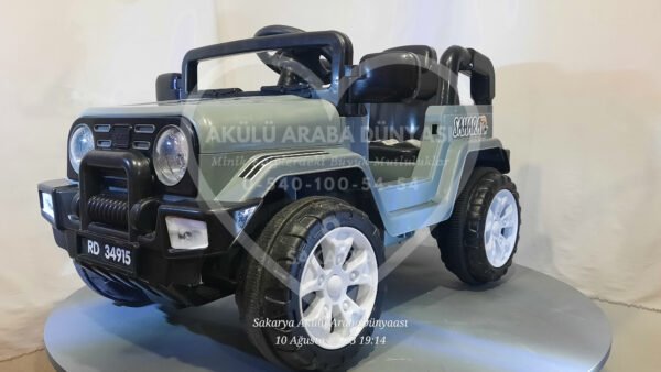 Dolu Sahara 12V Akülü Araba Gri - Görsel 6