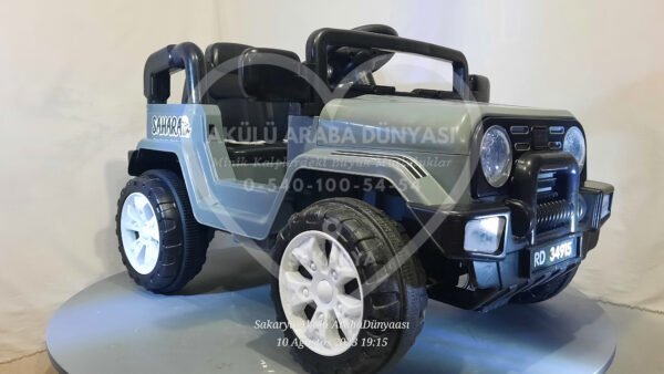 Dolu Sahara 12V Akülü Araba Gri - Görsel 7