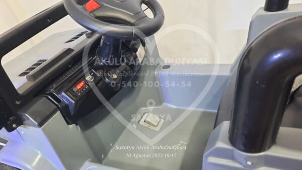 Dolu Sahara 12V Akülü Araba Gri - Görsel 12