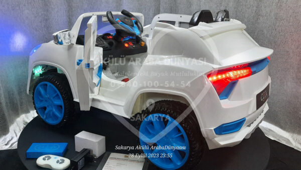 Furkan Toys Maseratî Zomana 12V Akülü Jip (Jeep) Beyaz