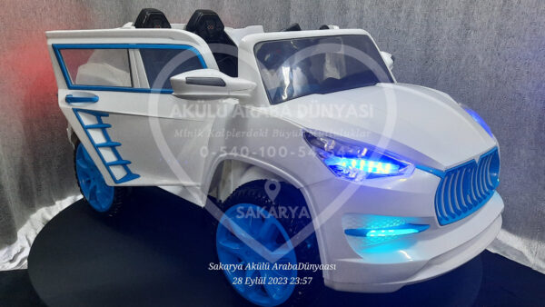 Furkan Toys Maseratî Zomana 12V Akülü Jip (Jeep) Beyaz