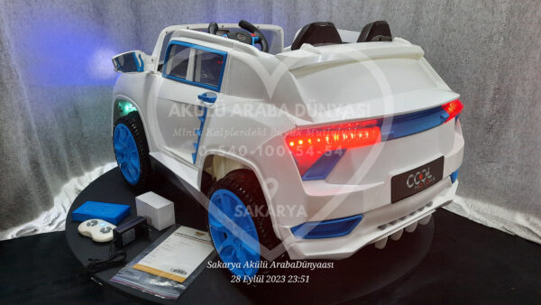 Furkan Toys Maseratî Zomana 12V Akülü Jip (Jeep) Beyaz