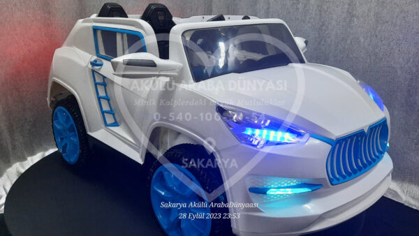 Furkan Toys Maseratî Zomana 12V Akülü Jip (Jeep) Beyaz