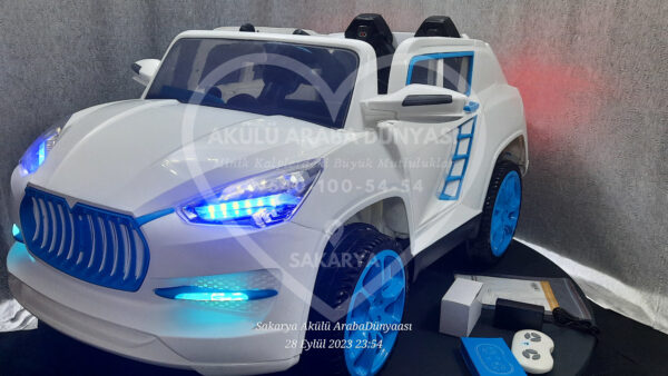 Furkan Toys Maseratî Zomana 12V Akülü Jip (Jeep) Beyaz