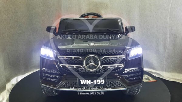 Mercedes WN-199! 12V Akülü Jip (Jeep) Siyah