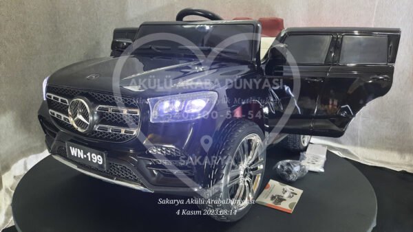 Mercedes WN-199! 12V Akülü Jip (Jeep) Siyah